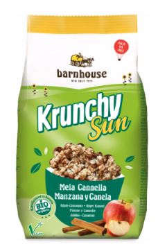 GRANOLA KRUNCHY SUN MELA CANNELLA 375G
