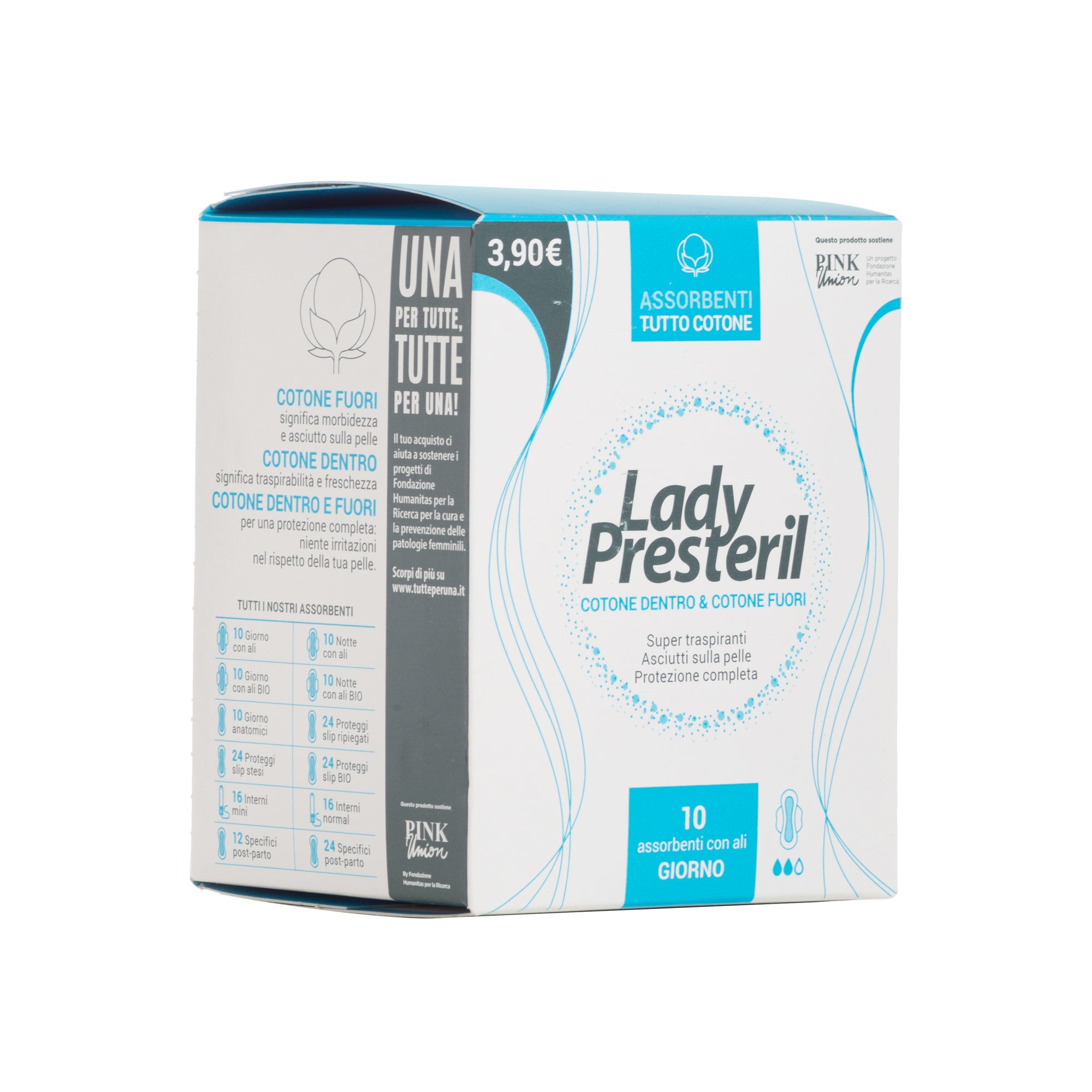 LADY PRESTERIL ASSORBENTI GIORNO ALI RIPIEGATI