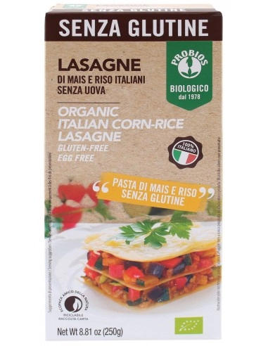 LASAGNE MAIS E RISO 250G