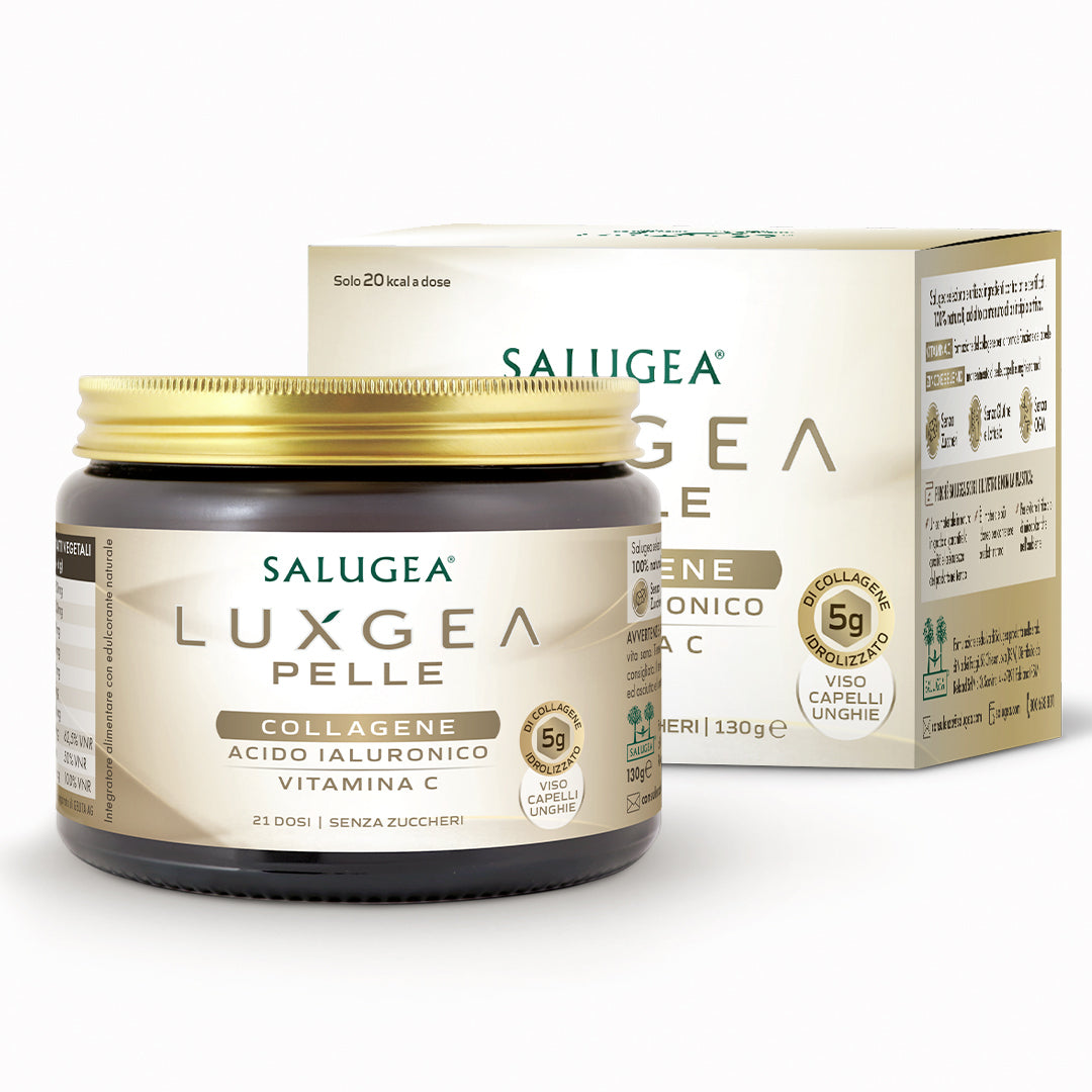LUXGEA PELLE SALUGEA - CON COLLAGENE E ACIDO IALURONICO – 21 DOSI