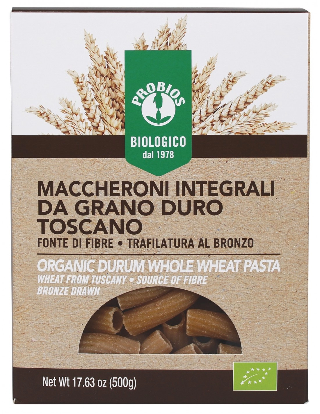 MACCHERONI FRUMENTO INTEGRALE 500G