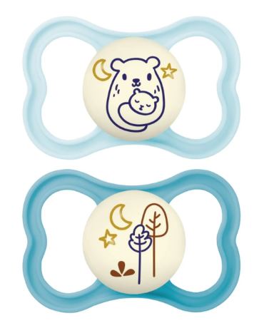 MAM AIR NIGHT SUCCHIETTO 6+ SILIKON SETA MASCHIO