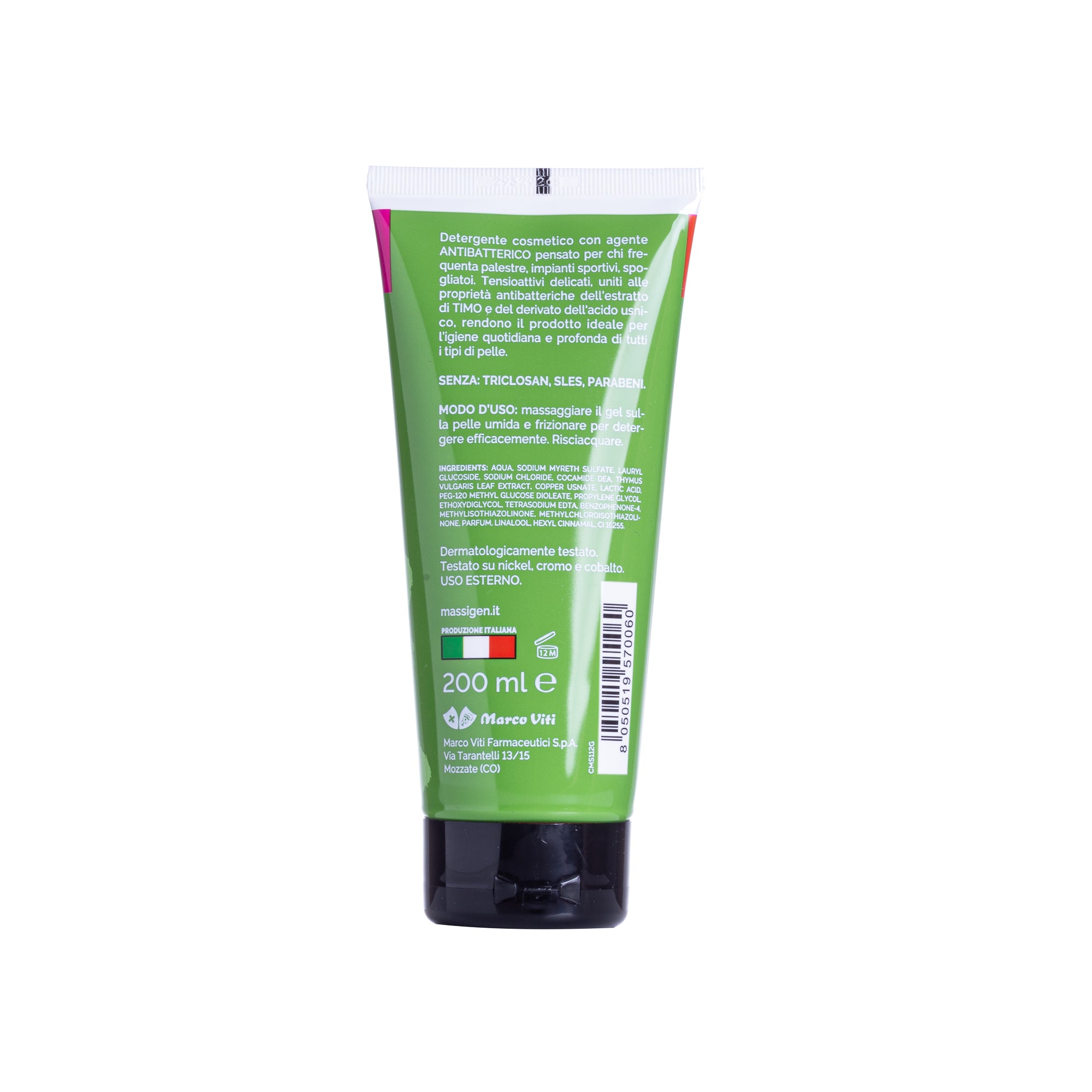 massigen doccia shampoo antibatterico