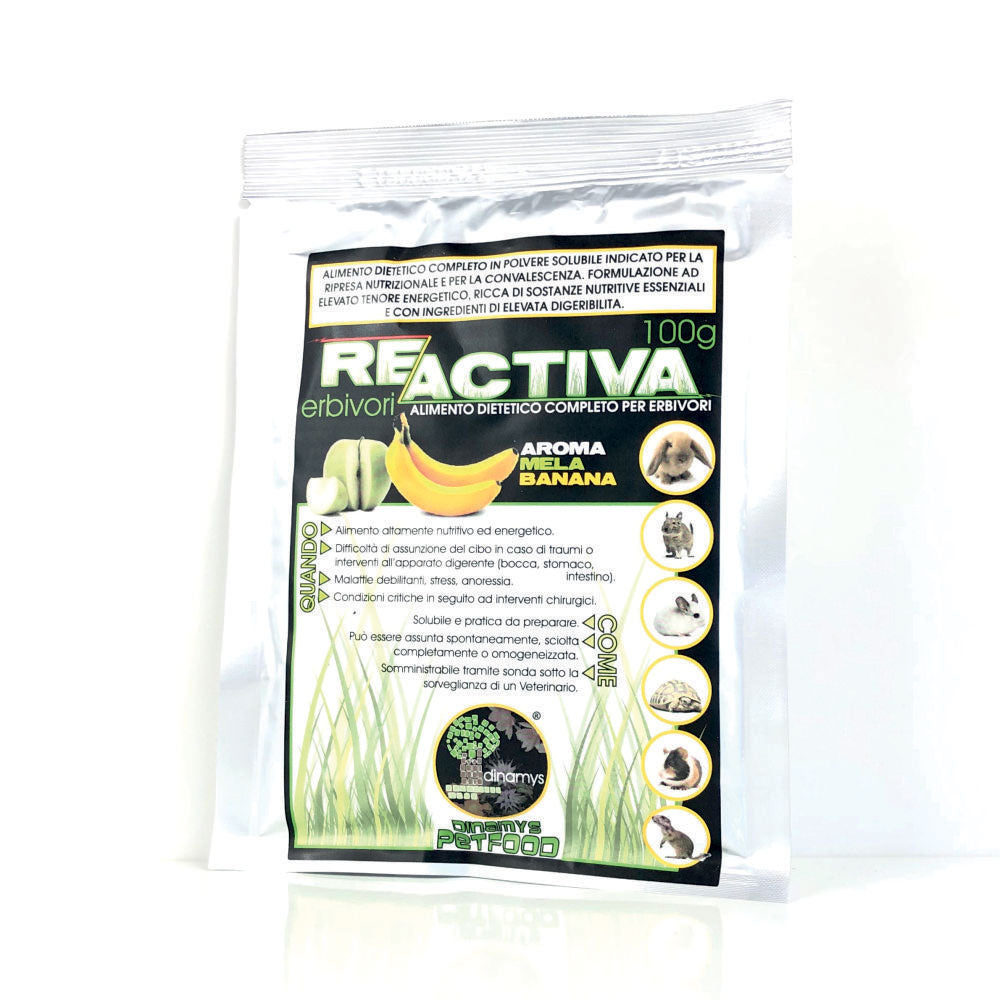 REACTIVA ERBIVORI MELA/BANANA - 100 G