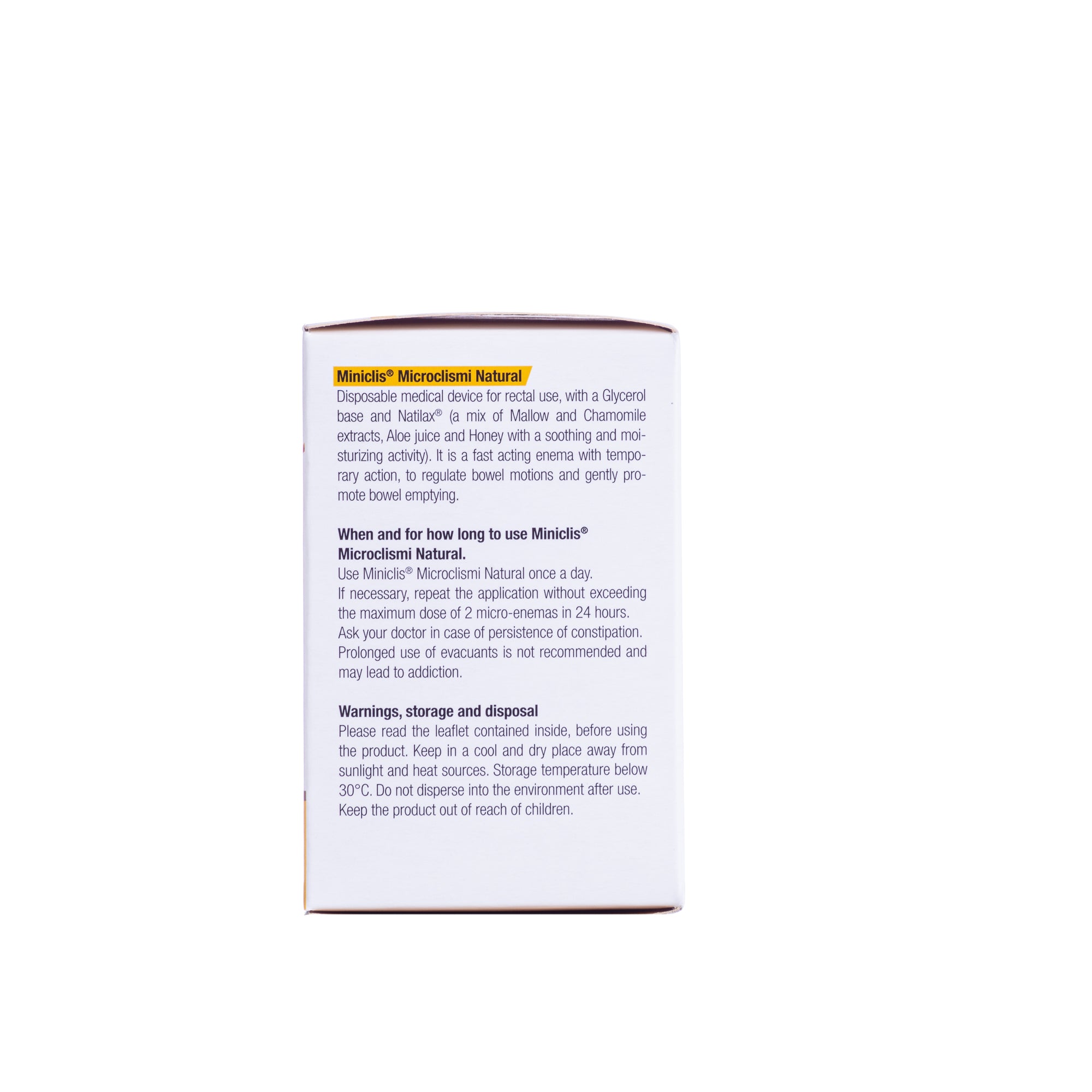 miniclis natural md adulti