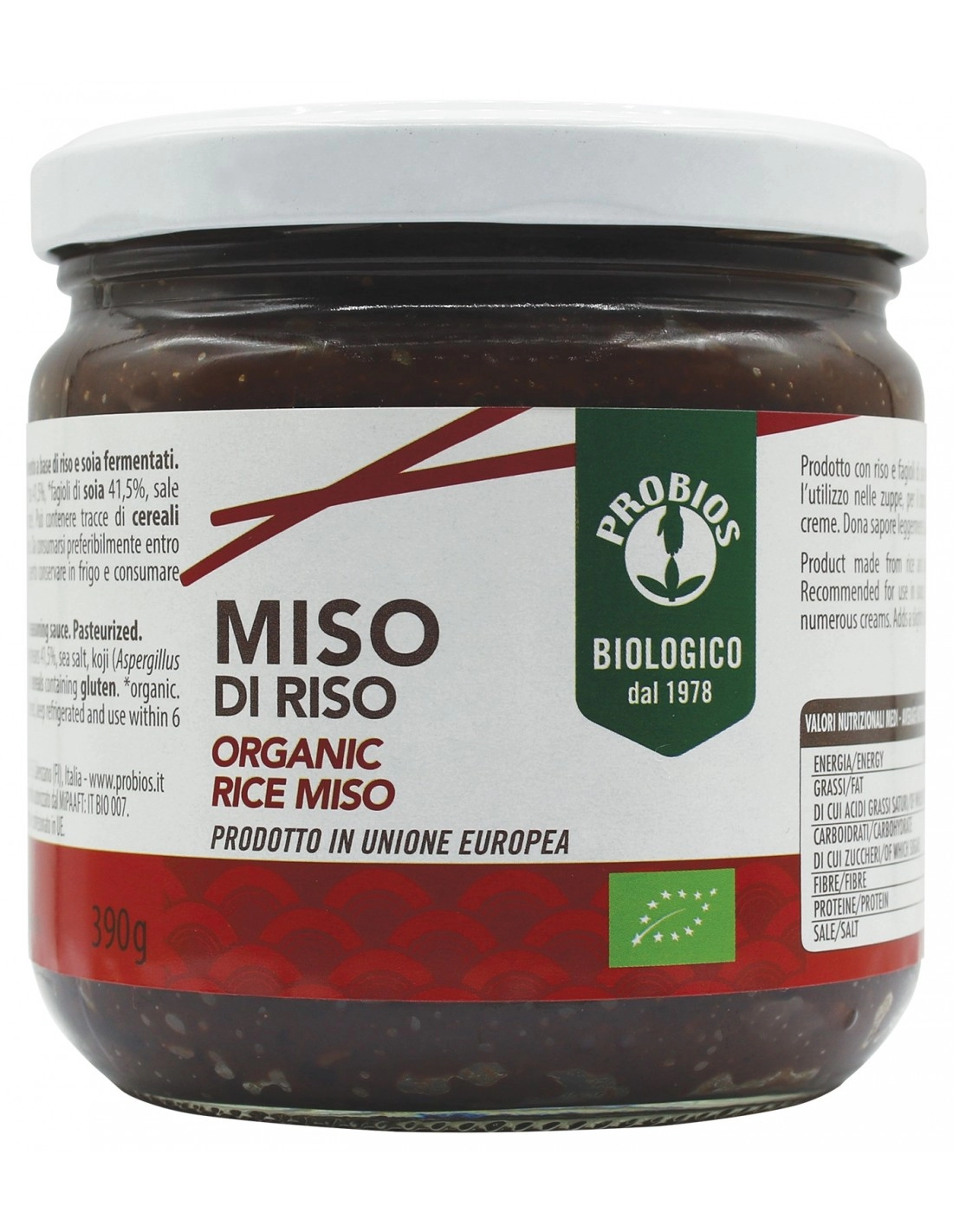 MACROBIOTICA MISO DI RISO 390G
