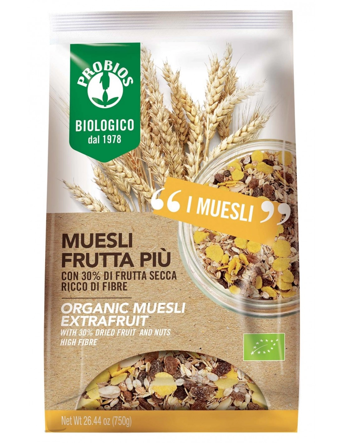 MUESLI FRUTTA PIU' 750G
