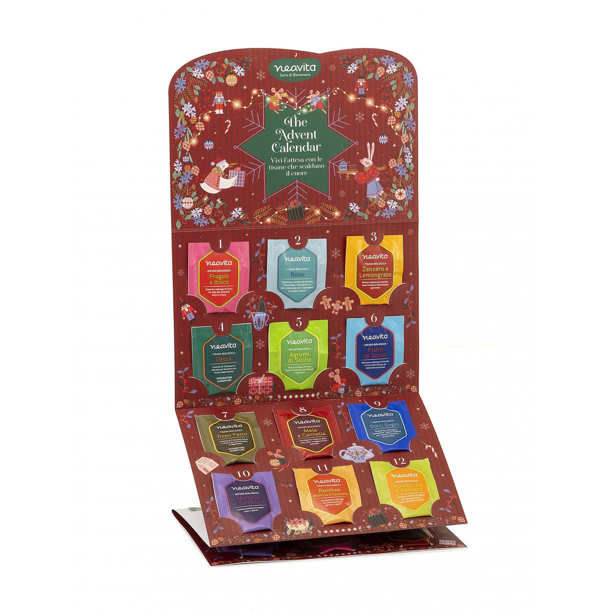 NEAVITA CALENDARIO AVVENTO 24 TISANE BIOLOGICO