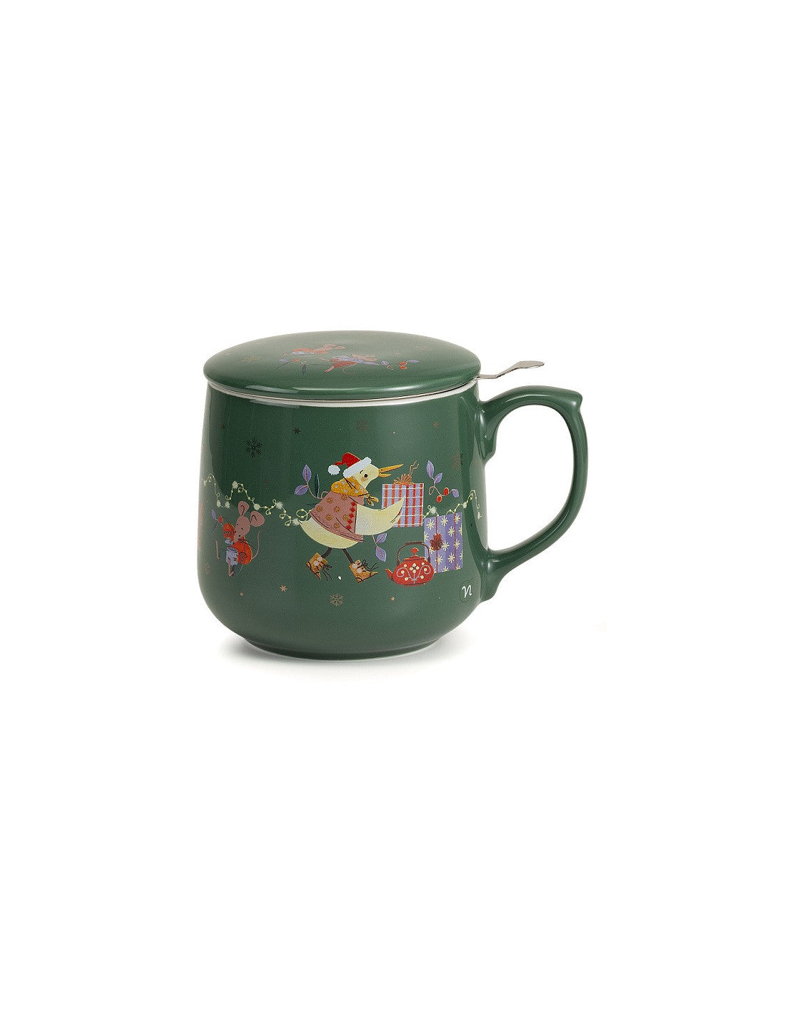 INFUSIERA VERDE NATALE 400ML CON FILTRO NEAVITA