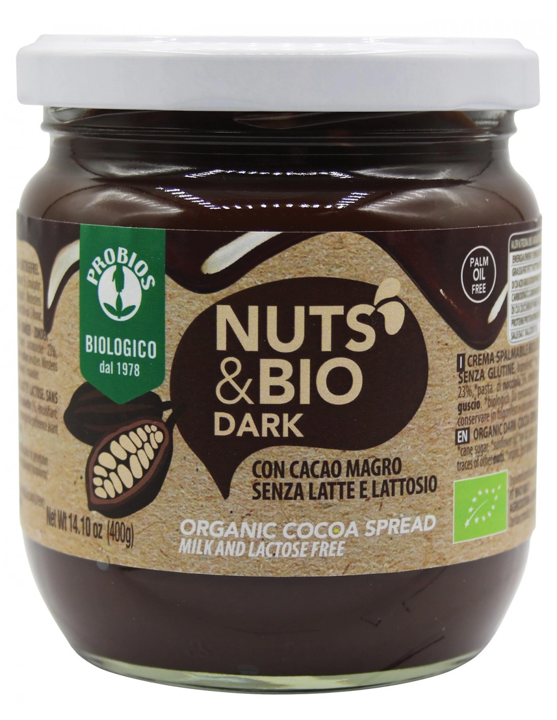 NUTS&BIO DARK 400GR PROBIOS (I6/CRENBDA0400) #INT#