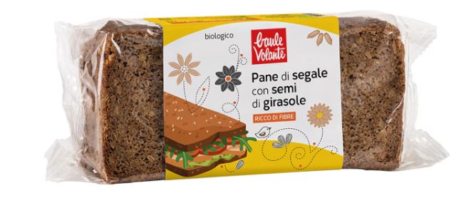 PANE INTEGRALE SEGALE GIRASOLE 500G