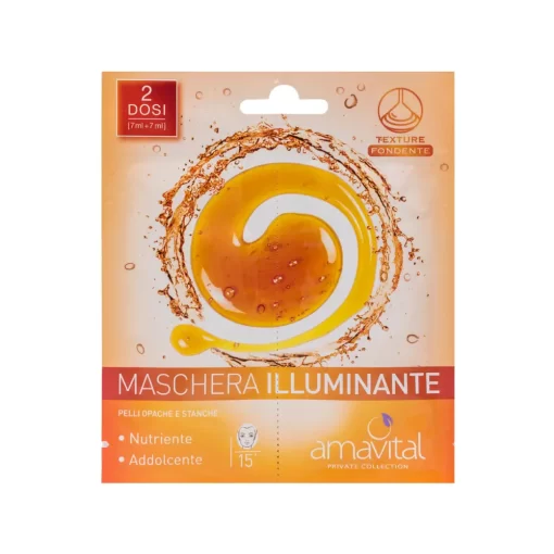 AMAVITAL PRIVATE MASCHERA VISO ILLUMINANTE 7ML+7ML