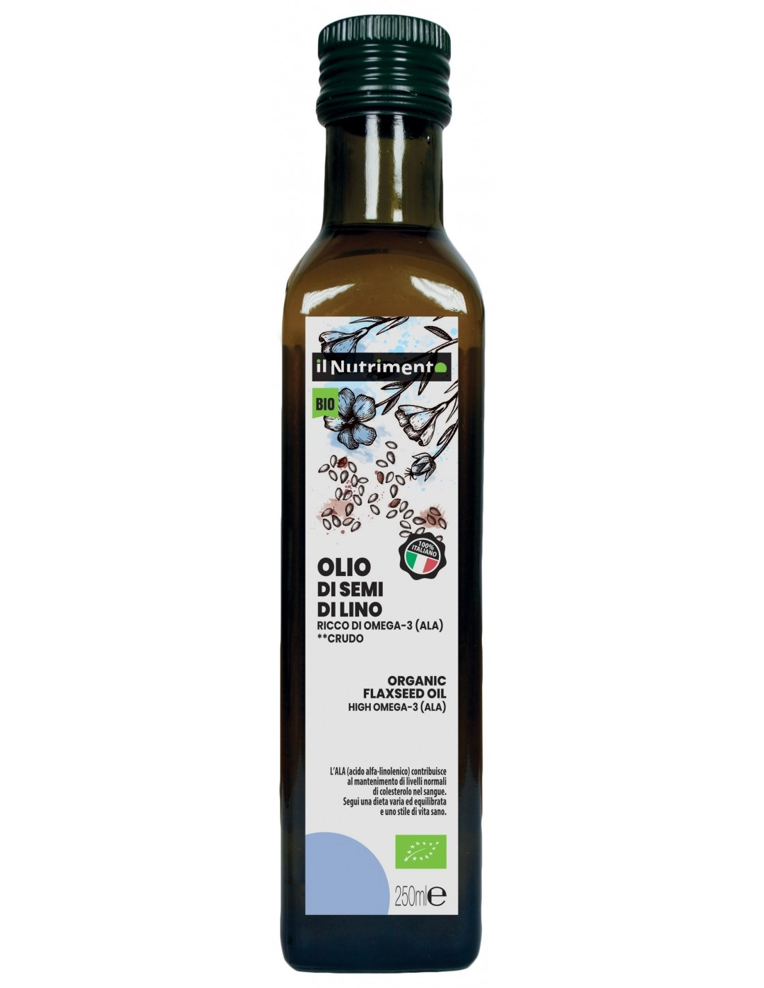 OLIO DI SEMI DI LINO 250ML