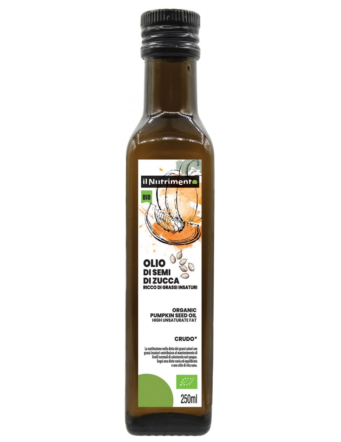 OLIO DI SEMI DI ZUCCA 250ML