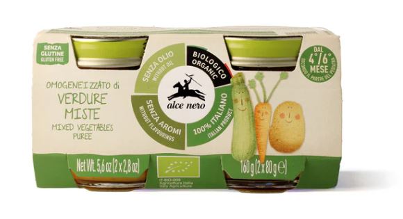 OMOGENEIZZATO VERDURE MISTE 2 X 80G