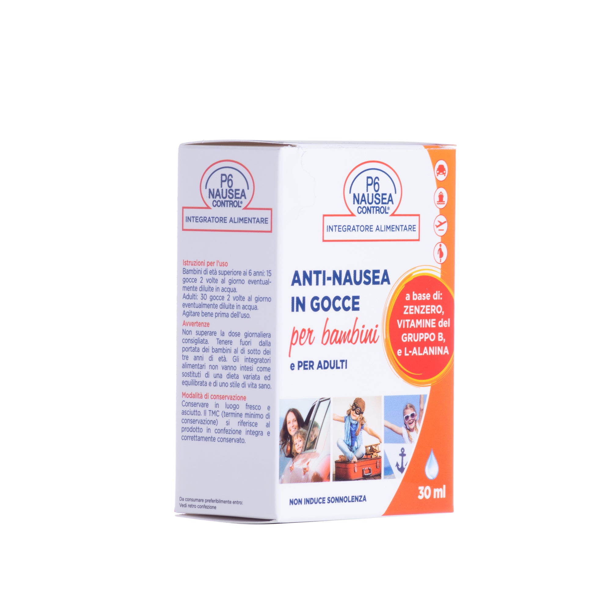 p6 nausea control bambini