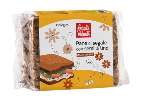 PANE INTEGRALE SEGALE CON SEMI DI LINO 500G