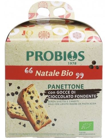 PANETTONE TRADIZIONALE CON GOCCE DI CIOCCOLATO 500G PROBIOS