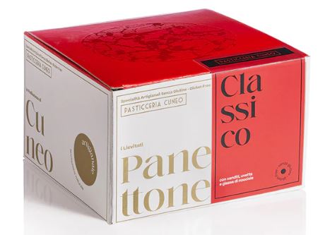 PANETTONE MANDORLE CANDITI UVETTA 400G PASTICCERIA CUNEO