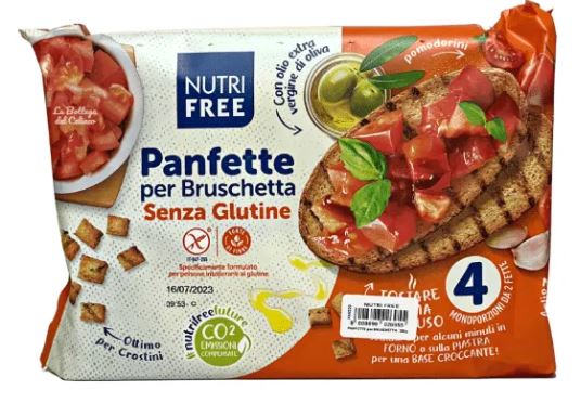 NUTRIFREE PANFETTE BRUSCHETTA 4X75G
