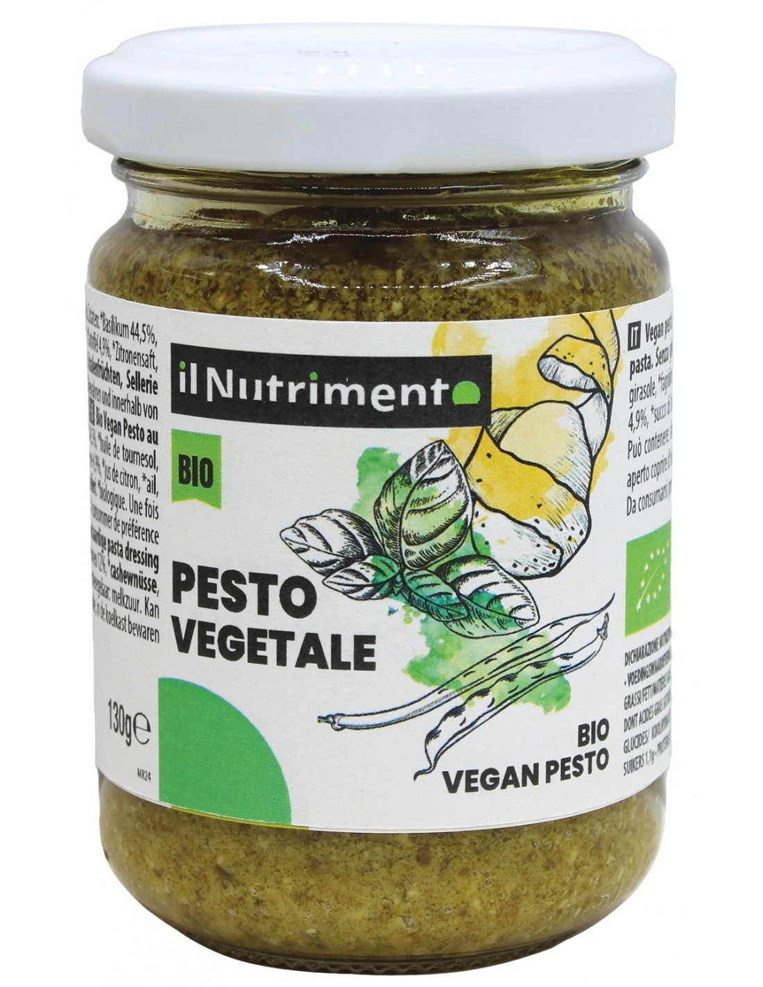 PESTO VEGETALE SENZA FORMAGGIO 130G