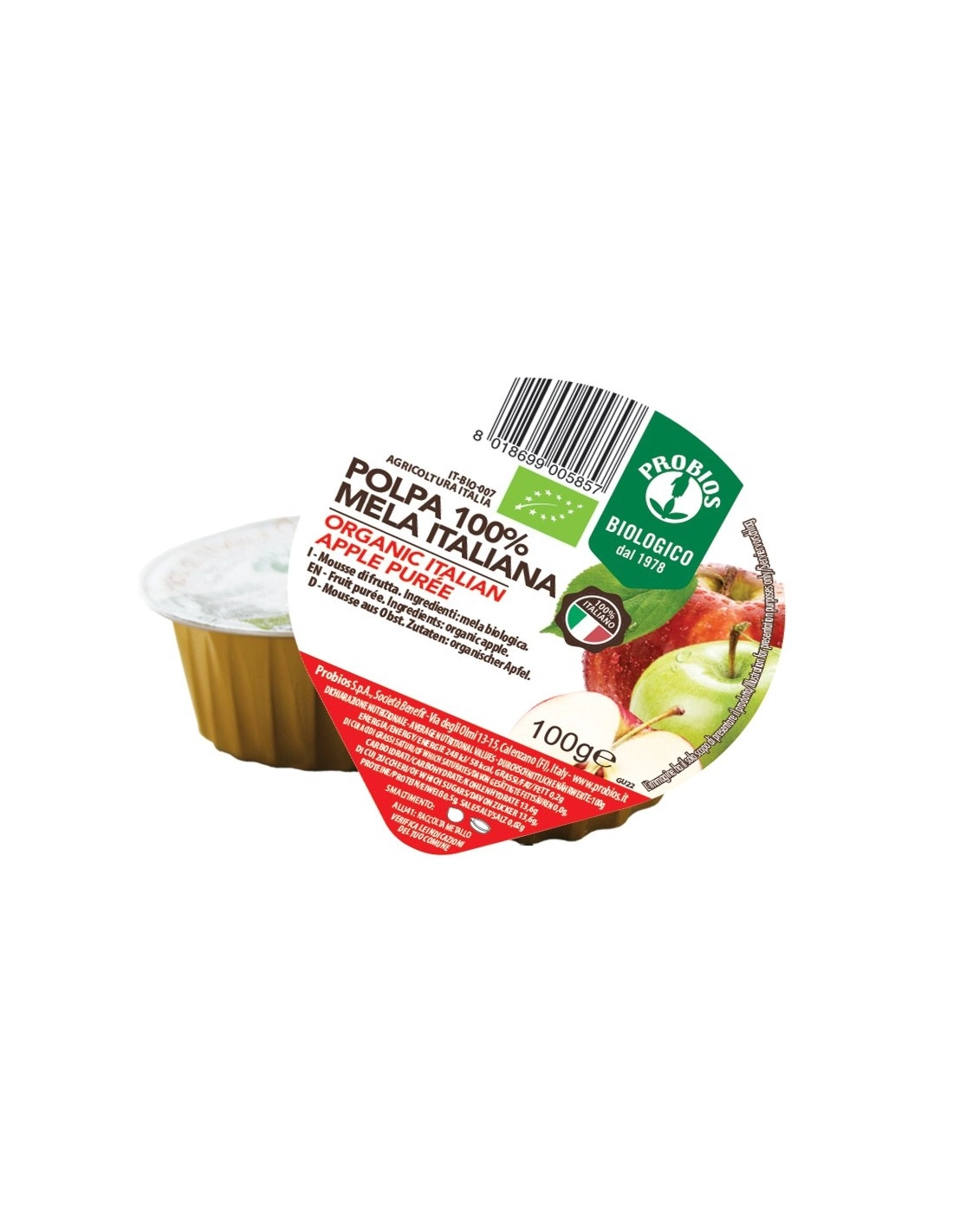 FRUTTA POLPA DI MELA 100G