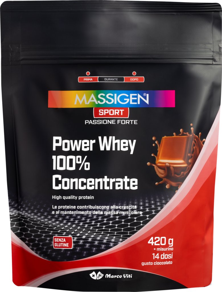MASSIGEN SPORT POWER WHEY CONCENTRATE CIOCCOLATO 420 G