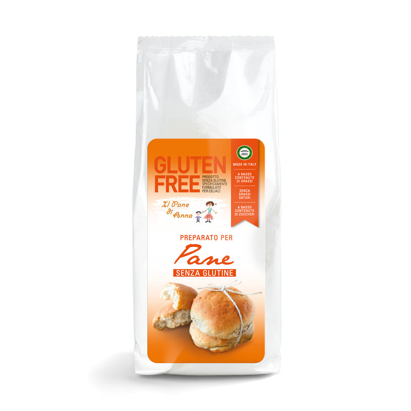 PANE ANNA PREPARATO PER PANE SENZA GLUTINE E LATTE 50G