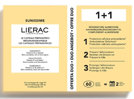SUNISSIME CAPSULE PREPARATRICI DUO 60 CAPSULE