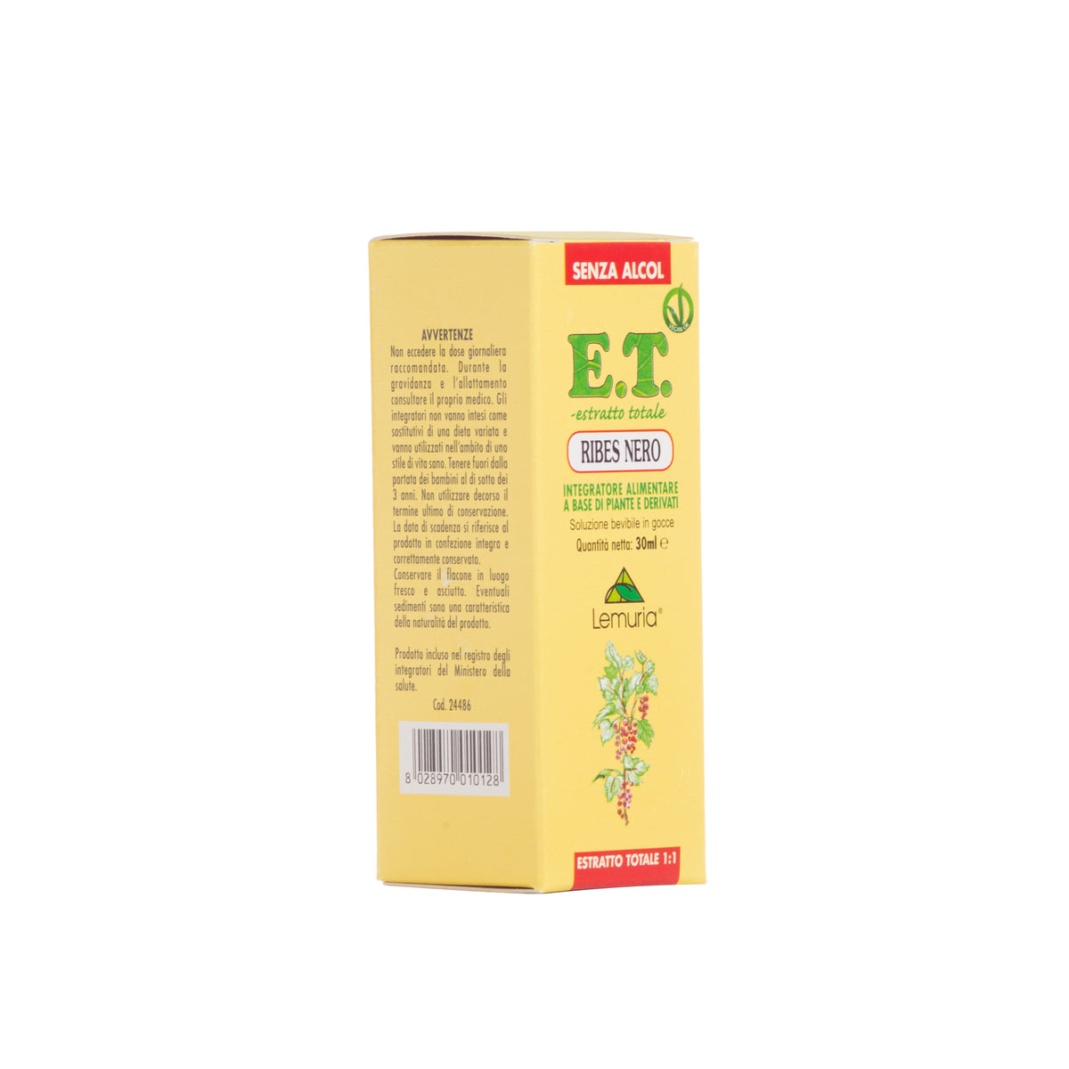 Ribes Nero estratto totale senza alcool