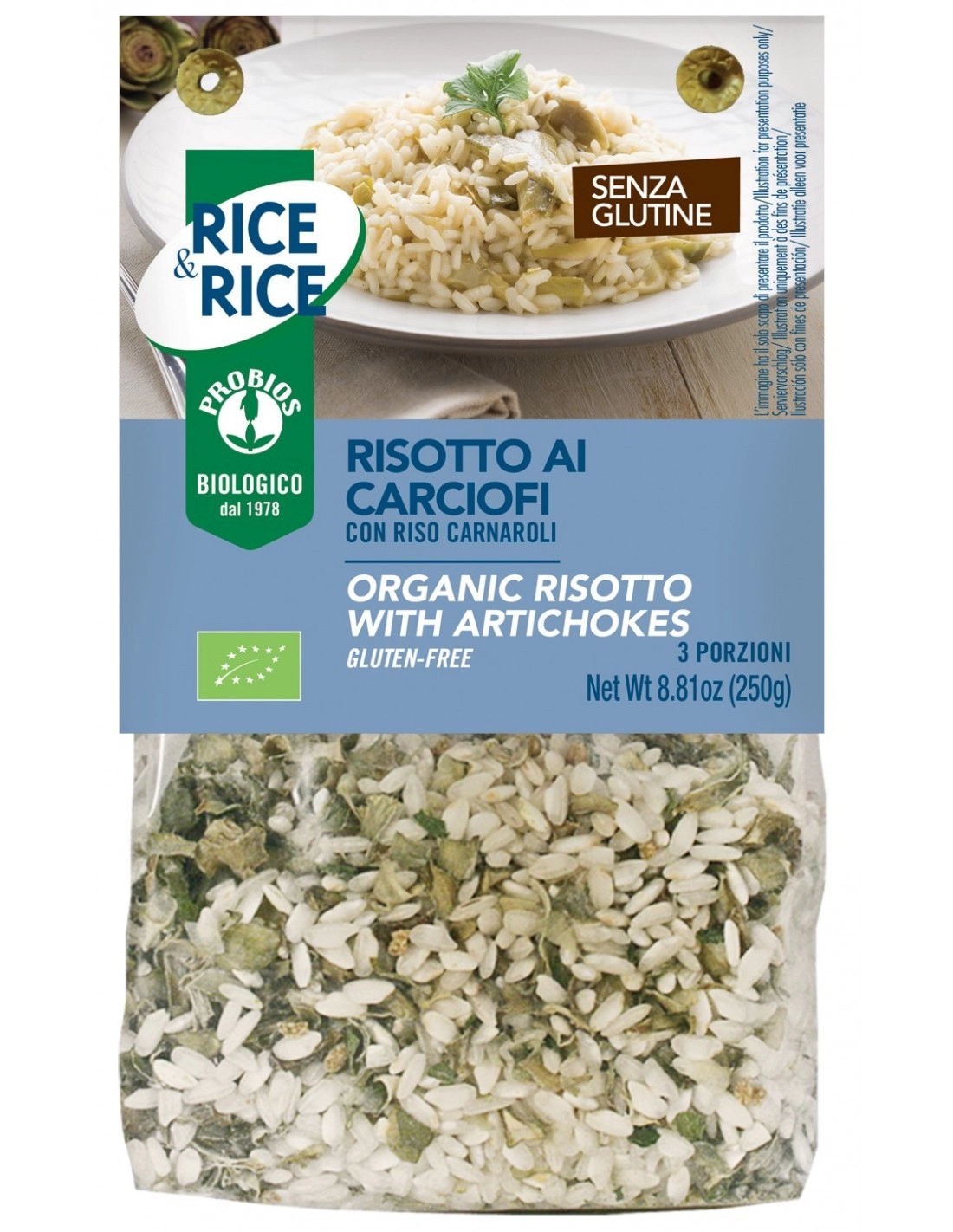 RISOTTO CARCIOFI CON MISO 250GR