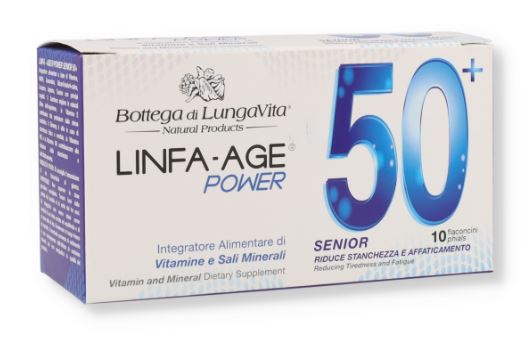 LINFA AGE POWER SENIOR 10 FIALE X 10ML