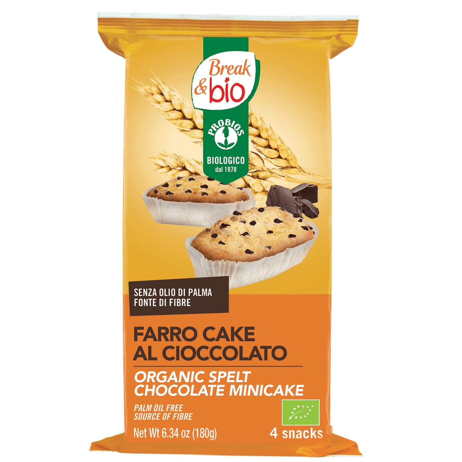 B&B FARRO CAKE CIOCCOLATO 4X45G