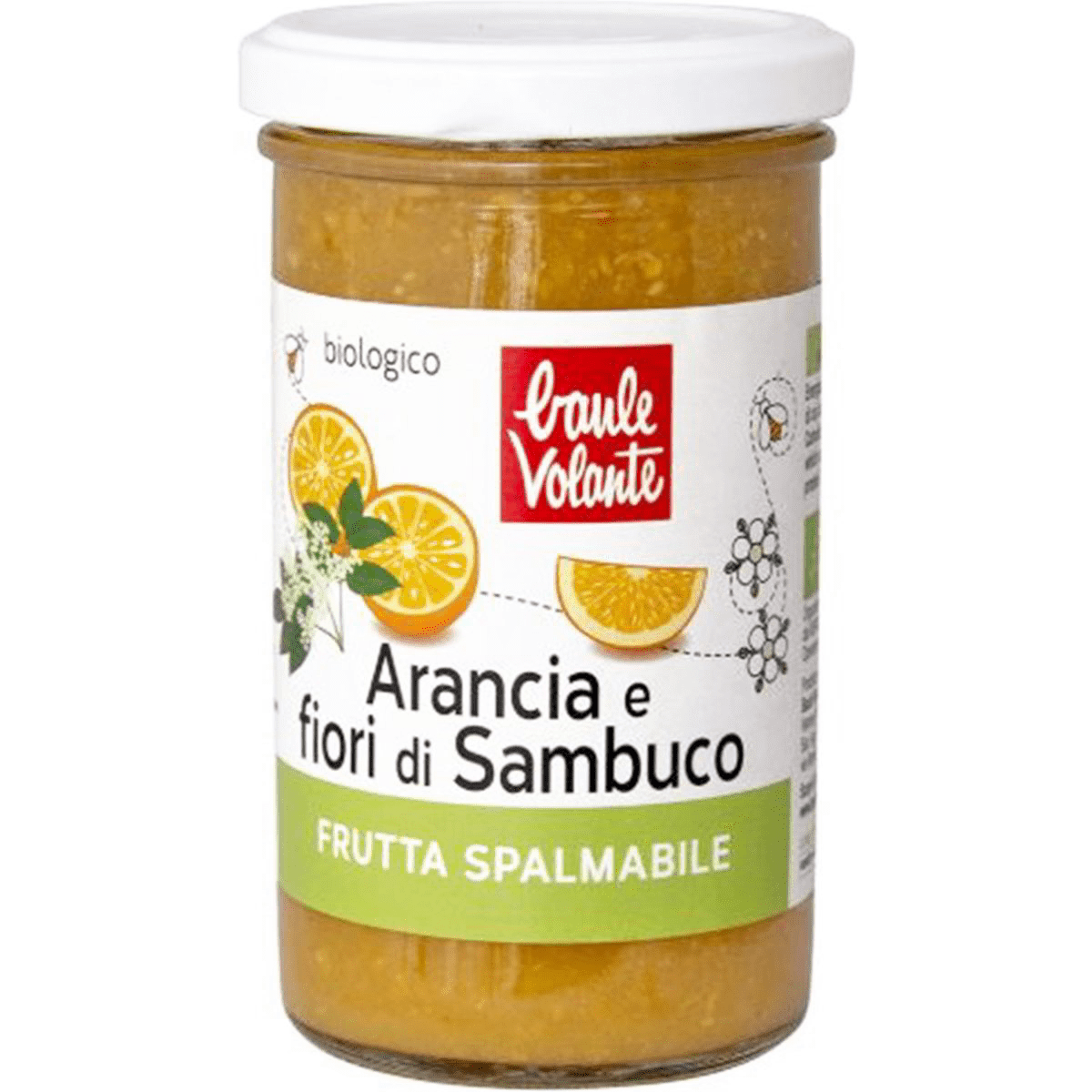 FRUTTA SPALMABILE ARANCIA FIORI SAMBUCO 280G