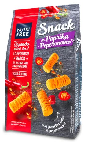 NUTRIFREE SNACK PAPRIKA PEPERONCINO 100G