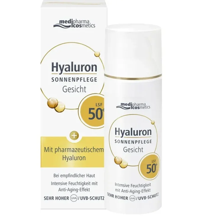 MEDIPHARMA SOLARE VISO HYALURON SPF50+ 50ML