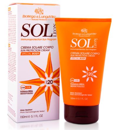 SOL LEON CREMA SOLARE SPF20 150ML