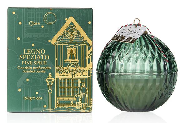 CANDELA CHRISTMAS PINE SPICE VERDE 160G