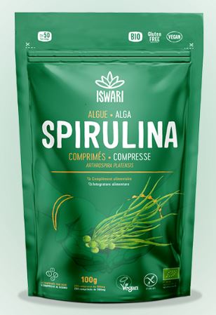 TAVOLETTE SPIRULINA BIO 100G