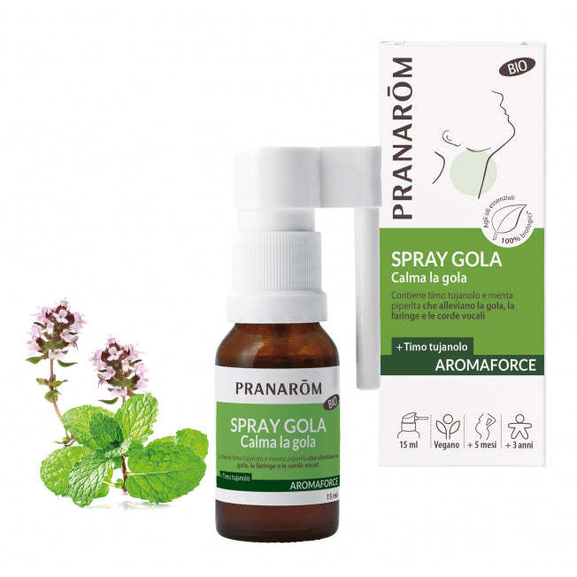 PRANAROM AROMAFORCE NEW SPRAY GOLA- 15 ML