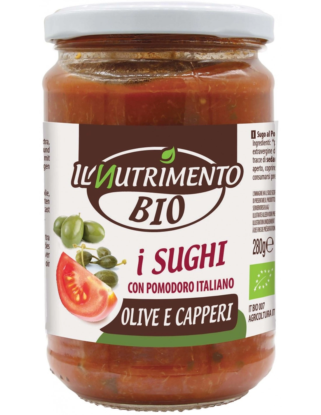 IL NUTRIMENTO SUGO OLIVE E CAPPERI 280G