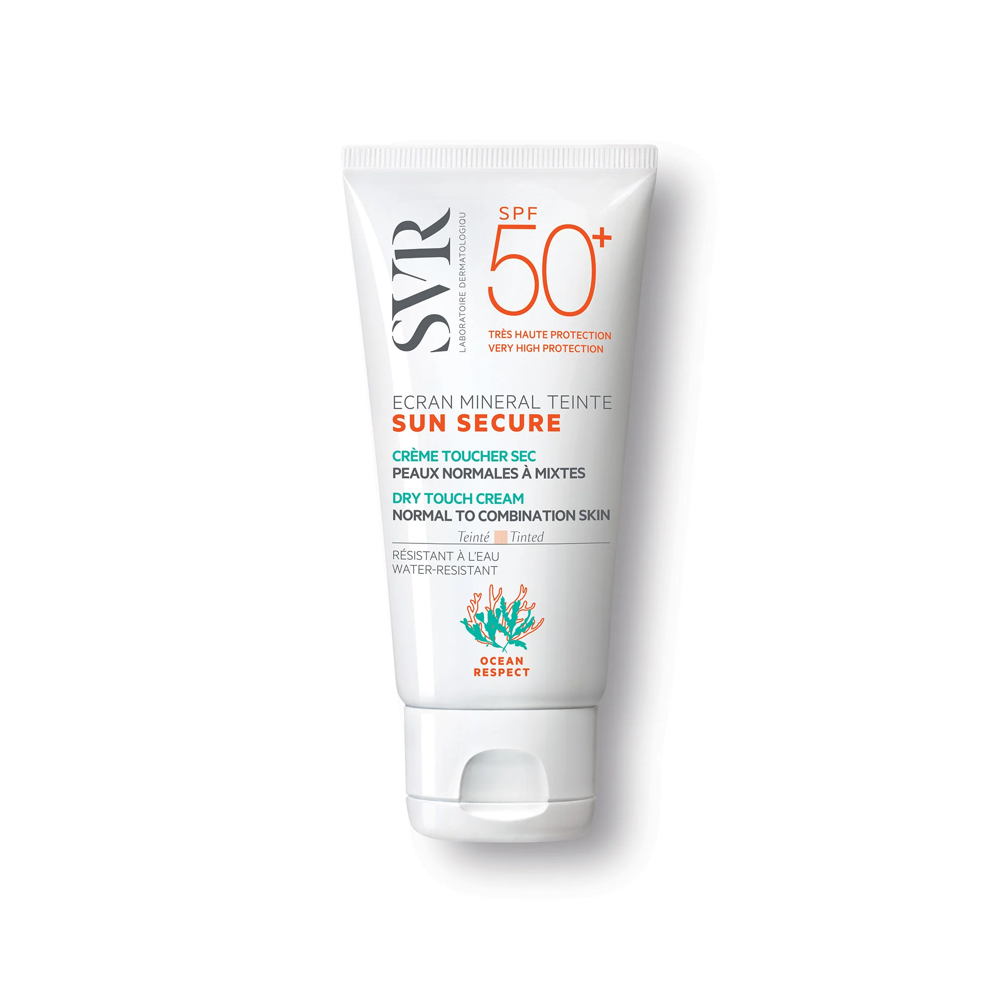 SUN SECURE ECRAN MINERAL TEINTE CREMA VISO PELLE NORMALE E MISTA SPF50+ | 50ML