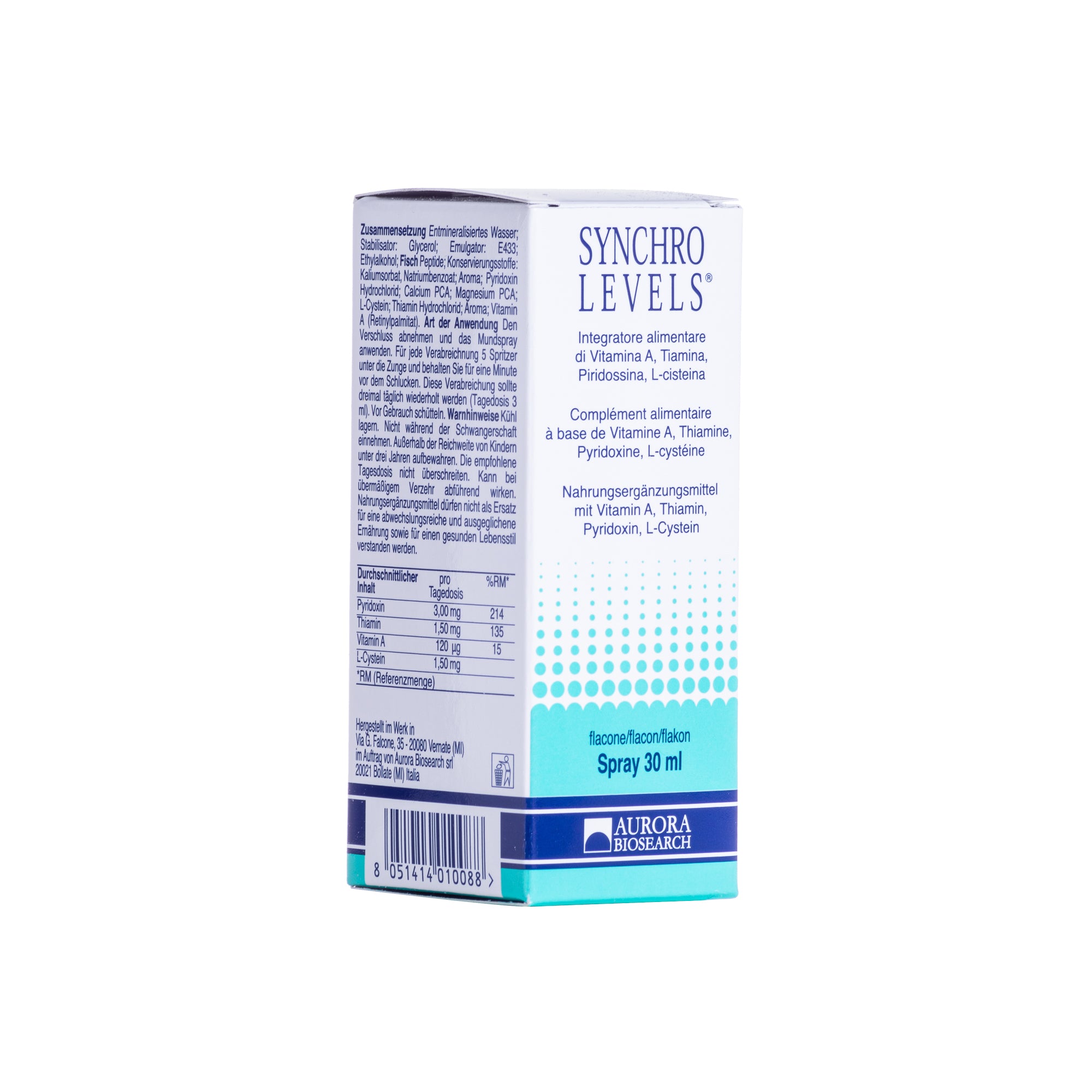 synchrolevels spray
