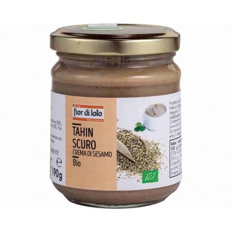 TAHIN SCURO SESAMO IL FIOR DI LOTO 200G