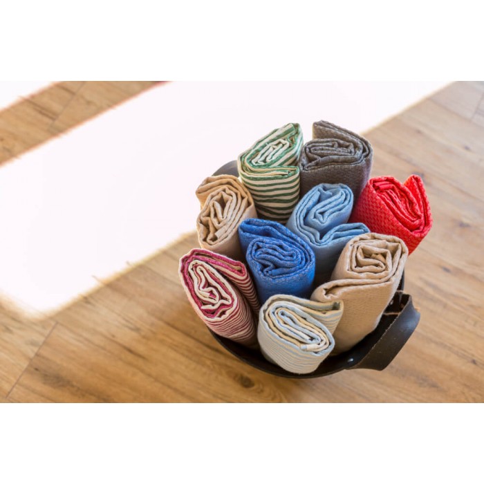 TELO HAMMAM CARTA DA ZUCCHERO TINTA UNITA 100%COTON