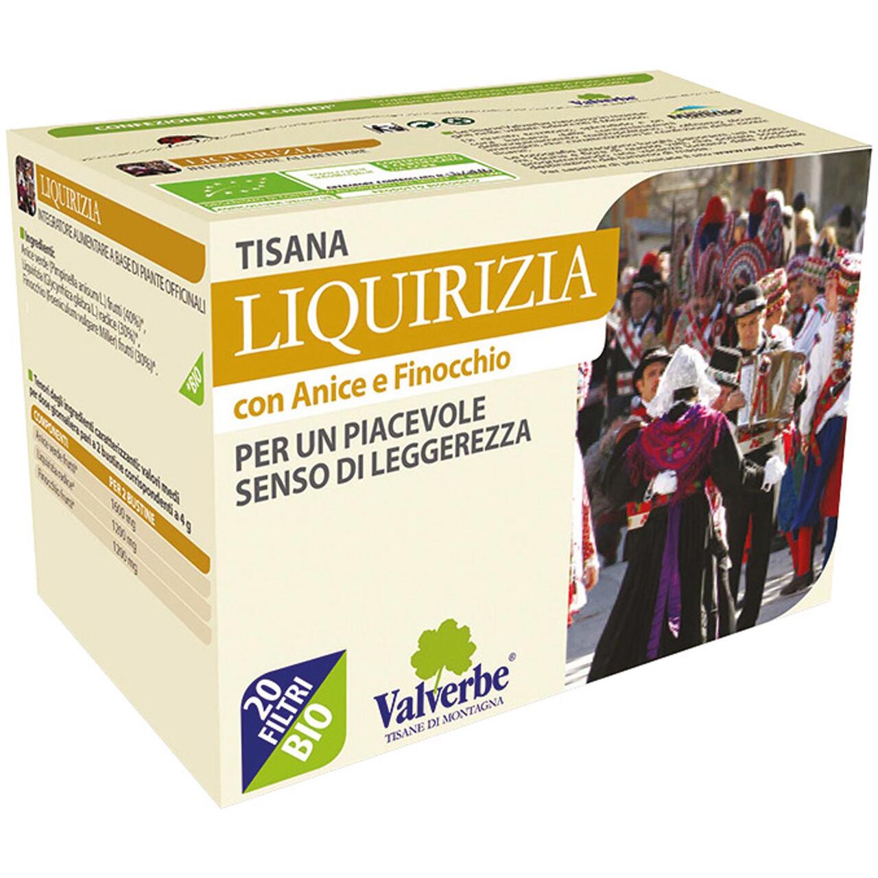 TISANA LIQUIRIZIA CON ANICE FINOCCHIO 18 FILTRI