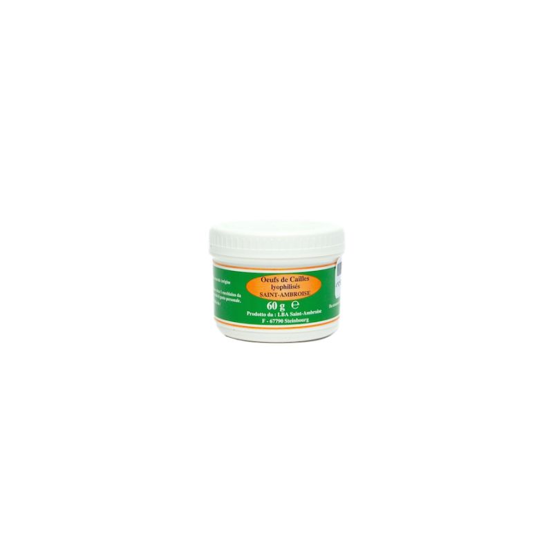UOVA COTURNICE LIOFILIZZATO 60G