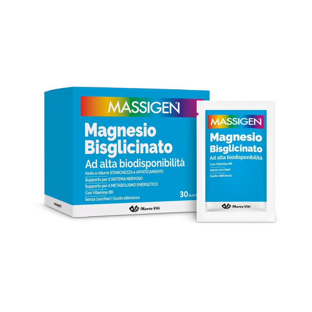 MASSIGEN MAGNESIO BISGLICINATO 30 BUSTE MARCO VITI