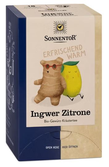 SONNENTOR INFUSO ZENZERO LIMONE 18 FILTRI