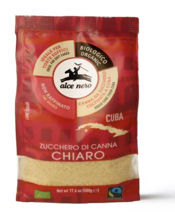ALCE NERO ZUCCHERO DI CANNA CHIARO 500G